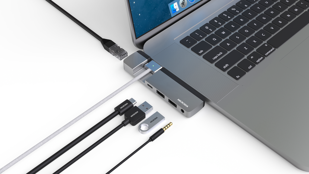 MaxiHUB 4-IN-1 and 5-IN-1 MagSafe Friendly HUB for MacBook